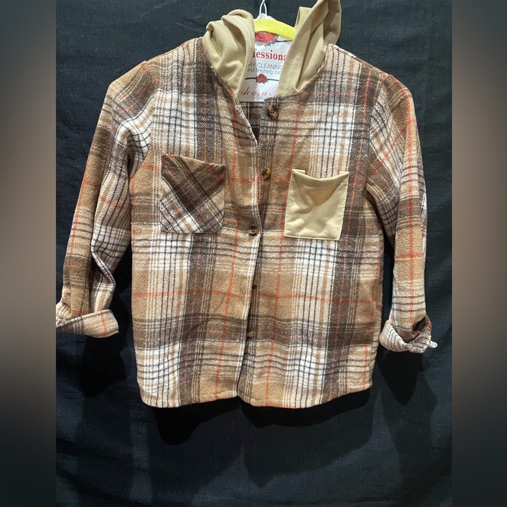 Boys Flannel Hoodie